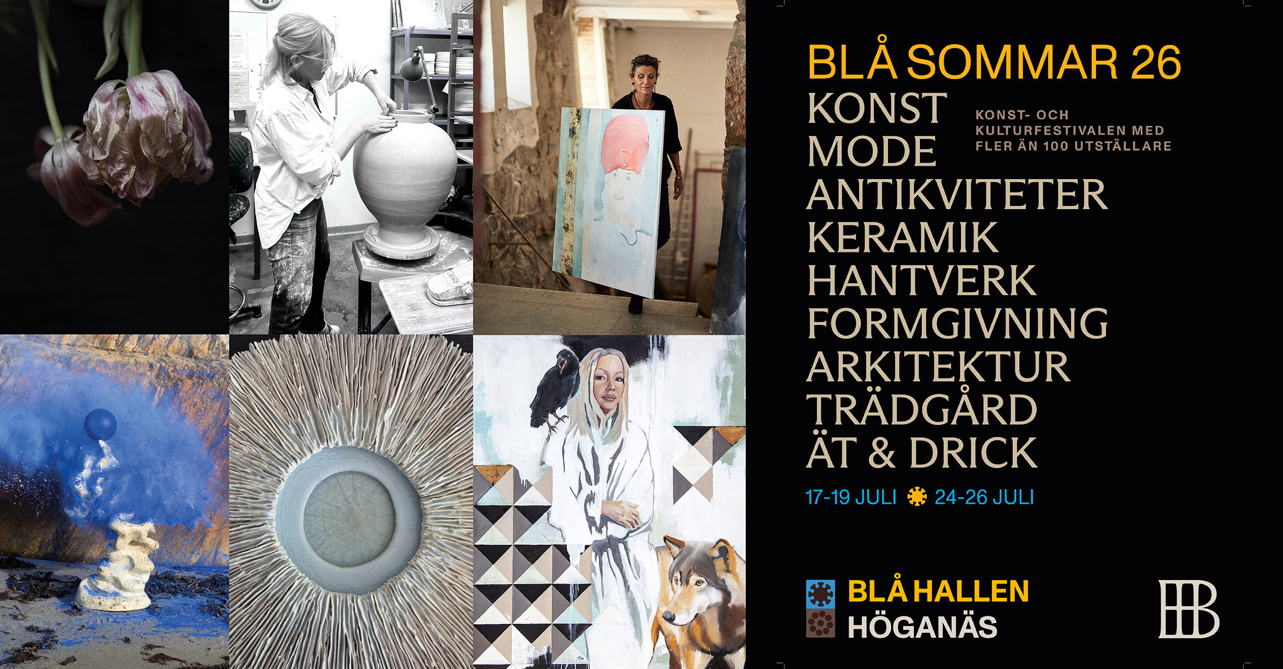 BLÅ SOMMAR på BLÅ HALLEN 17-19 + 24-26 JULI